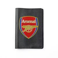 Обложка на паспорт Russian Handmade Арсенал Arsenal футбол натуральная кожа №1