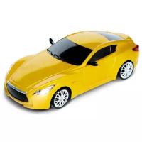 Легковой автомобиль HuangBo Toys Aston Martin 666-226 1:24 18 см желтый