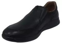 Туфли Atrai мужские Leather Black (арт 4329) черные из натуральной кожи