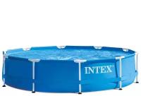 Каркасный круглый бассейн Intex Metal Frame 305x76см