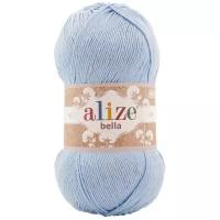 Пряжа для вязания ALIZE 'Bella 100' 100гр. 360м100% хлопок) (40 голубой), 5 мотков