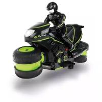 Мотоцикл Crossbot 870602, 24 см, черный/зеленый