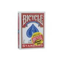 Игральные карты для фокусов Bicycle Stripper Deck (конусная колода), красные