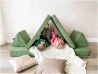 Детский игровой диван-трансформер Playdivan Avokado