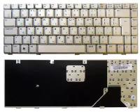Клавиатура для ноутбука Asus A8SR, русская, серебристая