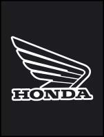 Наклейка на авто "Хонда - Эмблема" 17х13 см