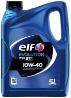Полусинтетическое моторное масло ELF Evolution 700 STI 10W-40, 5 л, 1 шт