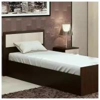 Односпальная кровать с матрасом/Кровать Фиеста 90х200 с основанием, ЛДСП