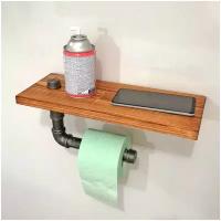 Держатель для туалетной бумаги в Индустриальном стиле, Лофт стиле
