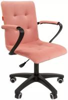 Компьютерное кресло Chairman 030 Т-26 офисное (обивка: велюр, крестовина полиуретан, с подлокотниками, Pink)