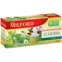 Чайный напиток травяной Milford 12 herbs в пакетиках, 1 уп