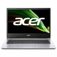 Ноутбук ACER Aspire 1 A114-33-C4BL, 14", Intel Celeron N4500 1.1ГГц, 4ГБ, 64ГБ eMMC, Intel UHD Graphics , Windows 10, NX.A7VER.005, серебристый