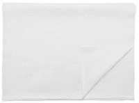 Дорожка на стол жаккардовая белого цвета из хлопка с вышивкой из коллекции Essential, 53х150 см