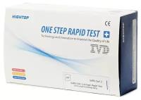 Экспресс тест на коронавирус ONE STEP RAPID TEST / тест на ковид / тест на коронавирус / пцр тест covid / Китай, HIGHTOP, 20 шт