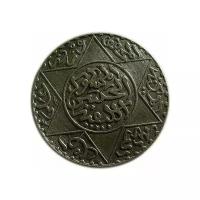 (1896) Монета Марокко 1896 год 2 1/2 дирхама "Король Абд аль-Азиз IV" Серебро Ag 835 VF
