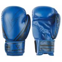 Перчатки боксерские ODIN, ПУ, синий, 10 oz