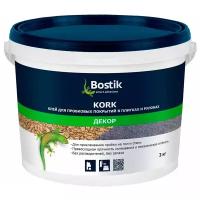 Клей для пробковых покрытий BOSTIK "Kork", 3 кг