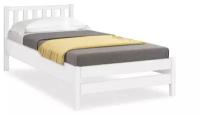 Кровать односпальная Bed 1 без матраса белая