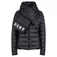 Пуховик DKNY размер 44/46 черный