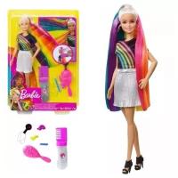 Кукла Barbie с радужными волосами и аксессуарами FXN96