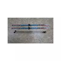Лыжный комплект Grandeur (лыжи, палки, креплен. 75) (цвет палок в ассорт.) б/н 170см (синий)