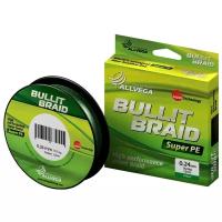 Шнур плетёный ALLVEGA "Bullit Braid" 135м тёмно-зелёный 0,24мм (16,5кг)