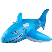 Надувная игрушка-наездник Bestway Большая белая акула 41032 BW, голубой
