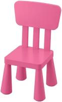 Детский стул икеа маммут (IKEA MAMMUT), 39х36х67 см, розовый