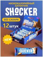 FitnesShock / Протеиновый батончик Shocker " Арахис-молочный шоколад "35гр х12 шт