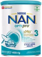 Смесь NAN (Nestlé) 3 Optipro с олигосахаридами 2'FL, с 12 месяцев, 800 г