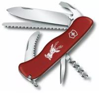 Нож перочинный Victorinox Hunter с фиксатором лезвия, красный