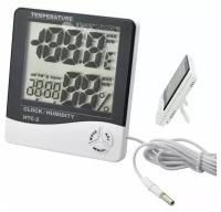 Термометр-гигрометр "HTC-2" электронный цифровой, С выносным датчиком