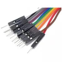 Соединительные провода GSMIN AK11 10-pin (F) - 10-pin (M) для Arduino (40 см) (Разноцветный)