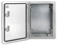 Щит пластиковый с монтажной платой, прозрачная дверь (500х350х190 мм), IP65, EKF PROxima