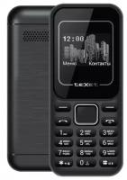 Телефон teXet TM-120, черный/красный