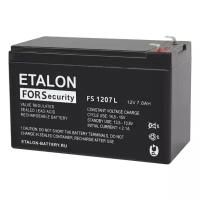 Аккумуляторная батарея ETALON FS 1207 L 12В 7А технология AGM