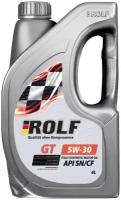 Моторное масло ROLF GT SAE 5W-30, API SN/CF Синтетическое 4 л