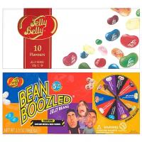 Конфеты Jelly Belly в подарочной коробке 10 вкусов 125 гр. + Bean Boozled с игрой 100 гр. (2 шт.)