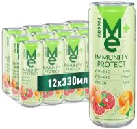 GreenMe Plus Immunity Protect 0,33 л х 12 шт. бан. SLEEK