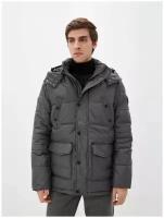 Куртка (Эко пух) baon Куртка с карманами (эко пух) Baon, размер: 3XL, серый