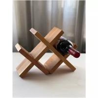 Винная стойка Крошка (бук) Nord Bros, держатель для вина, система хранения бутылок, декор для кухни