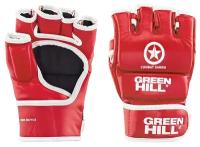 Перчатки Green hill COMBAT SAMBO MMR-0027CS для MMA красный M