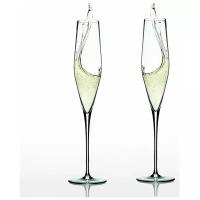 Бокалы для шампанского и просекко, Rona, Swan, набор из 2 штук, объем 190мл.