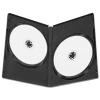 Коробка DVD Box для 2 дисков, 14мм черная, упаковка 10 штук.