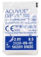 Acuvue OASYS 1-Day with HydraLuxe (180 линз)