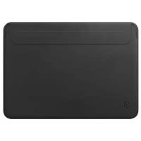 Чехол-подставка для ноутбука WiWU Skin Pro Portable Stand Sleeve для MacBook Air 13.3 дюймов (кожаный) - Черный
