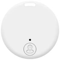 Трекер с защитой от потери Grand Price Smart Tag Round Wireless Bluetooth 5.0 Tracker, белый