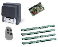 Автоматика для откатных ворот CAME BX608AGS Start KIT4, комплект: привод, радиоприемник, пульт, 4 рейки