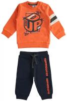 Комплект (свитшот, спортивные брюки) iDO, размер 5A, цвет оранжевый