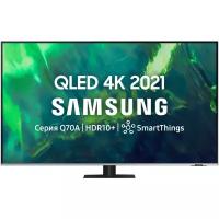 Телевизор QLED Samsung QE65Q70AAU 64.5" (2021), черный